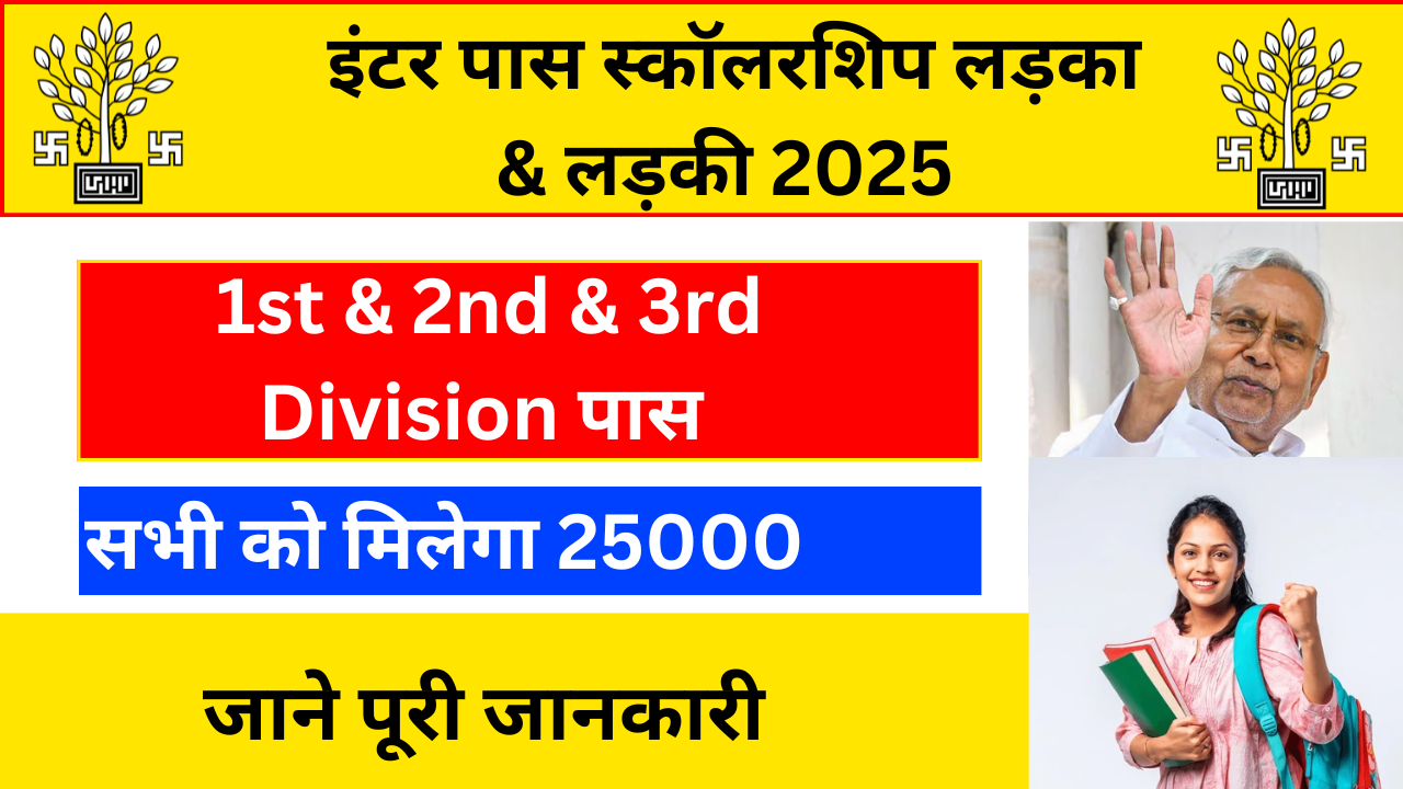 Bihar Board 12th Pass Scholarship Online 2025